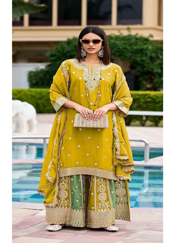 Shree Fabs K 5265 Chinon Pakistani Ready Made Salwar Suits Wholesale Market In Surat